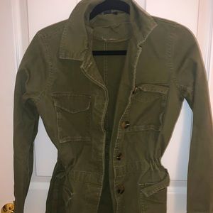 Army green pocket jacket